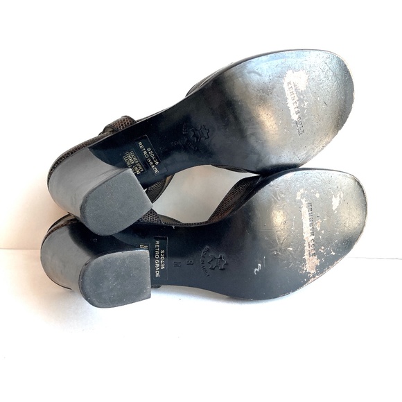 KENNETH COLE New York Leather T Strap Heels sz 8 - Picture 9 of 9